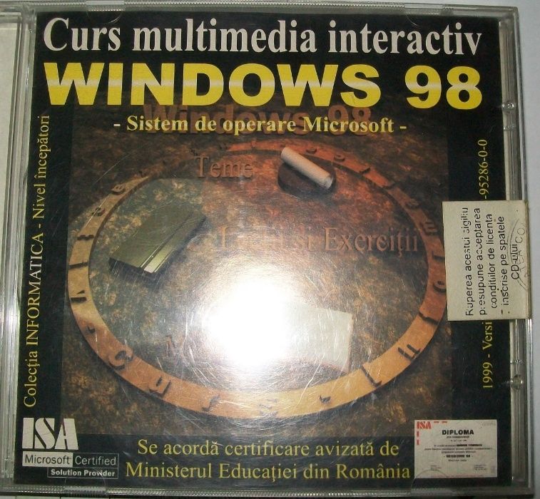 Curs multimedia interactiv WINDOWS 98