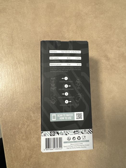 Wacaco nanopresso