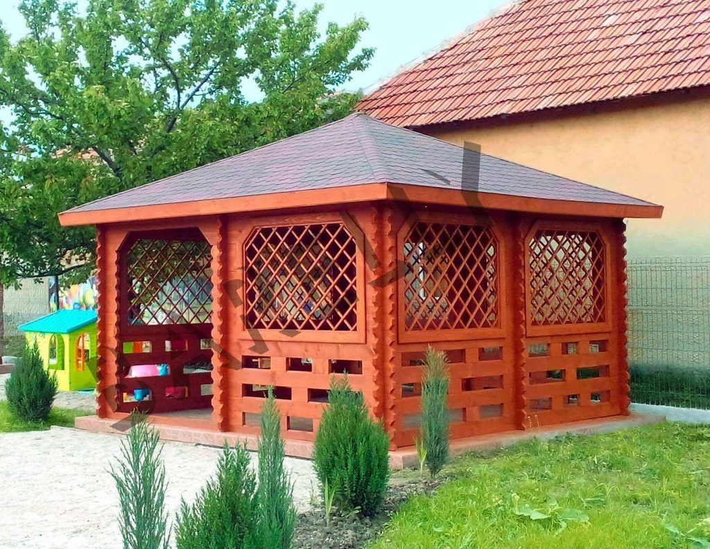 Vând fac construiesc foișoare terase cabane tip afrem acoperiș lemn fo
