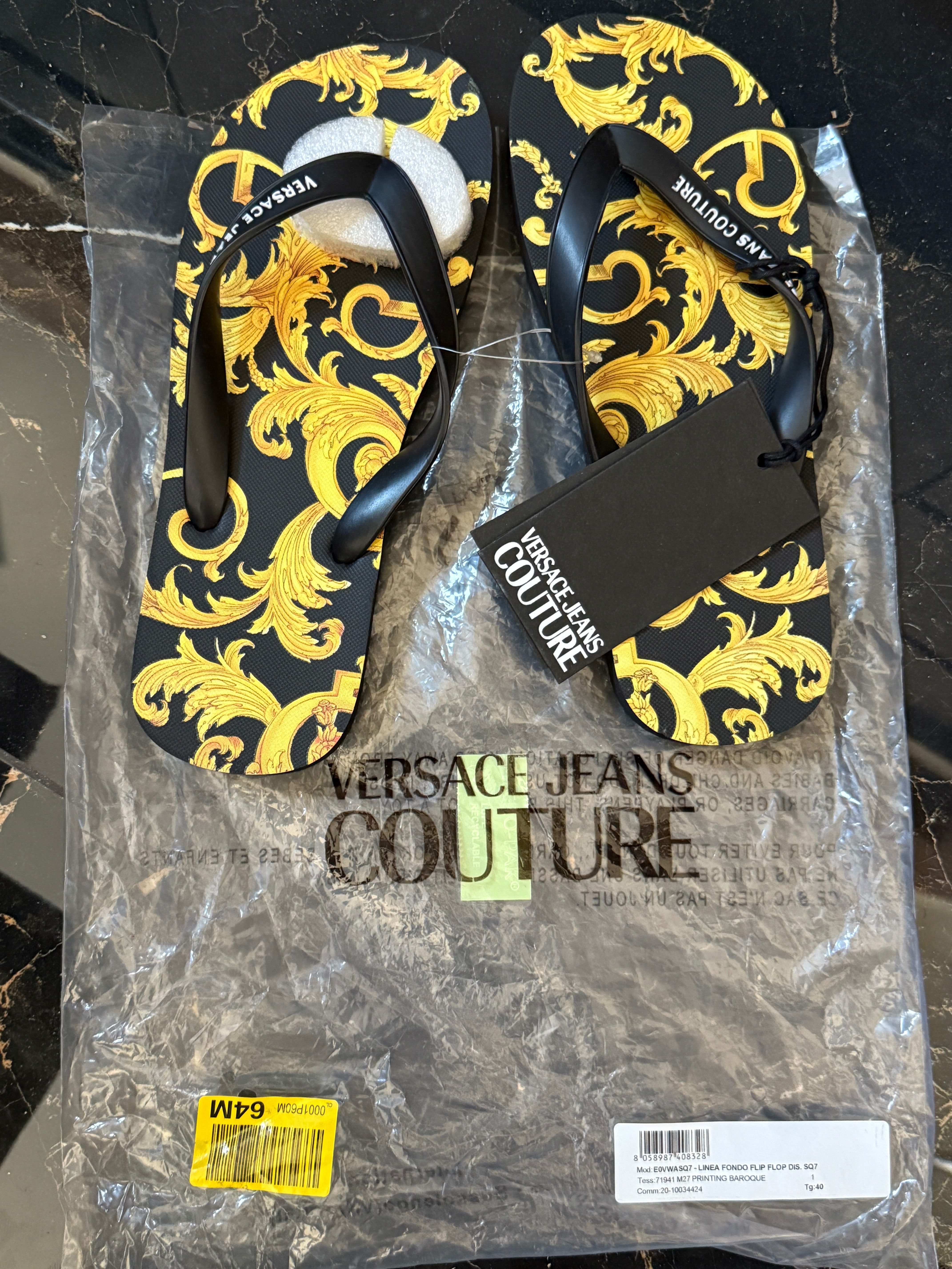 Мъжки джапанки - Versace Jeans Couture