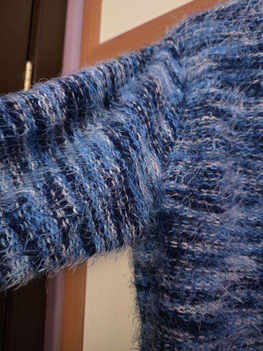 Oversized синь жилетка