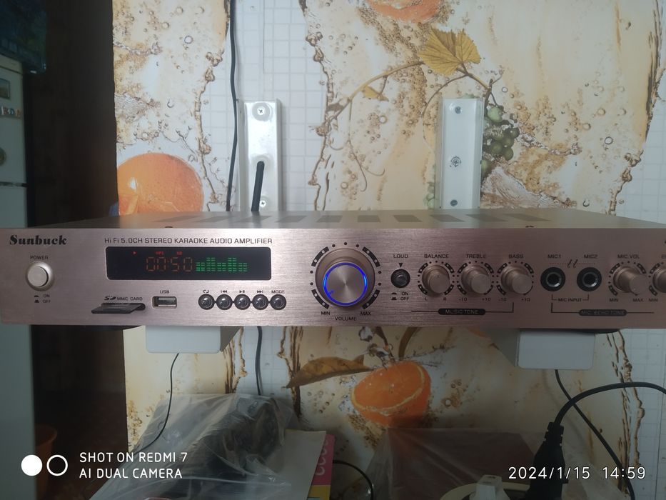 Пятиканальный Hi-Fi усилитель Sunbuck AV-608BT
