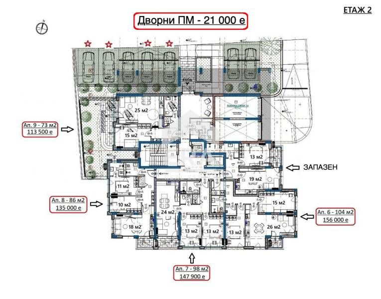 Тристаен апартамент в новострояща се сграда в жк Изгрев град Варна
