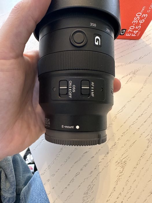 Sony 70-350mm F4.5-6.3 G OSS Montura Sony E