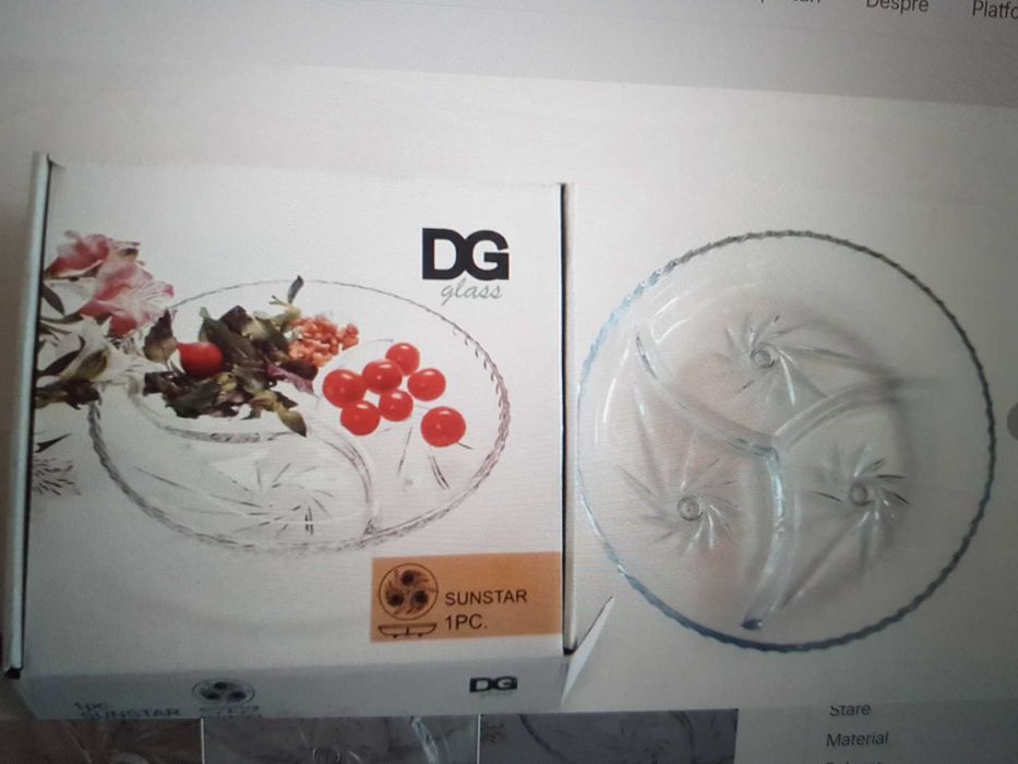 Vand fructiera din sticla