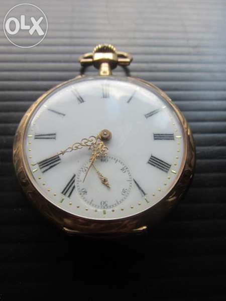 златен джобен часовник