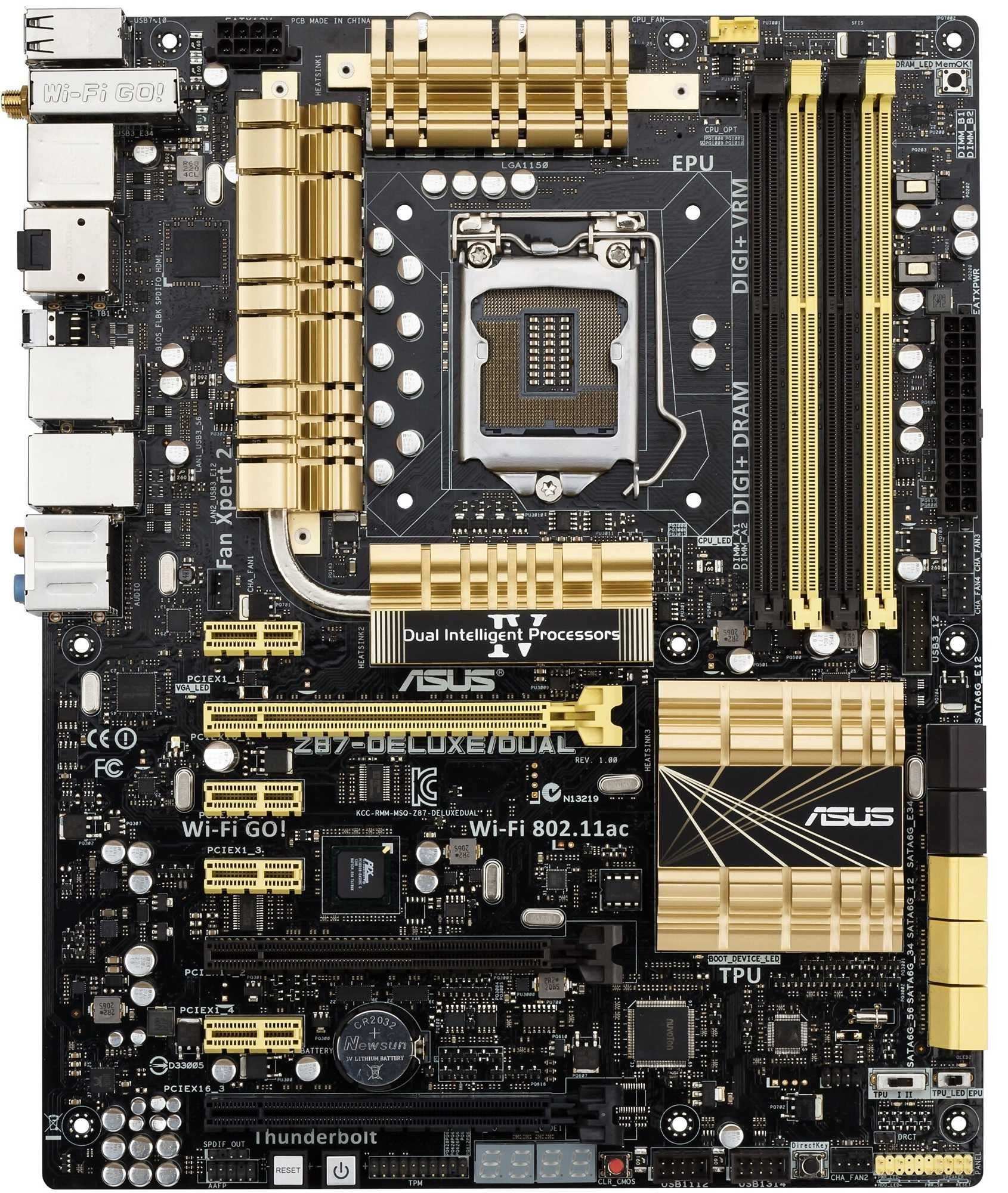 Дъно Дънна платка ASUS Z87-DELUXE 1150 DDR3 OVERCLOCK
