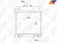 Радиатор Mercedes-Benz C-Class 93-01 / E-Class 95-03 / CLK-Class 97-02