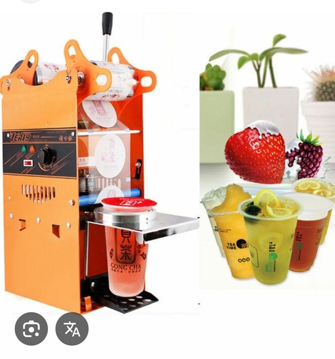 Avtomat stakan qopqogini yopgich (Lid sealing machine)