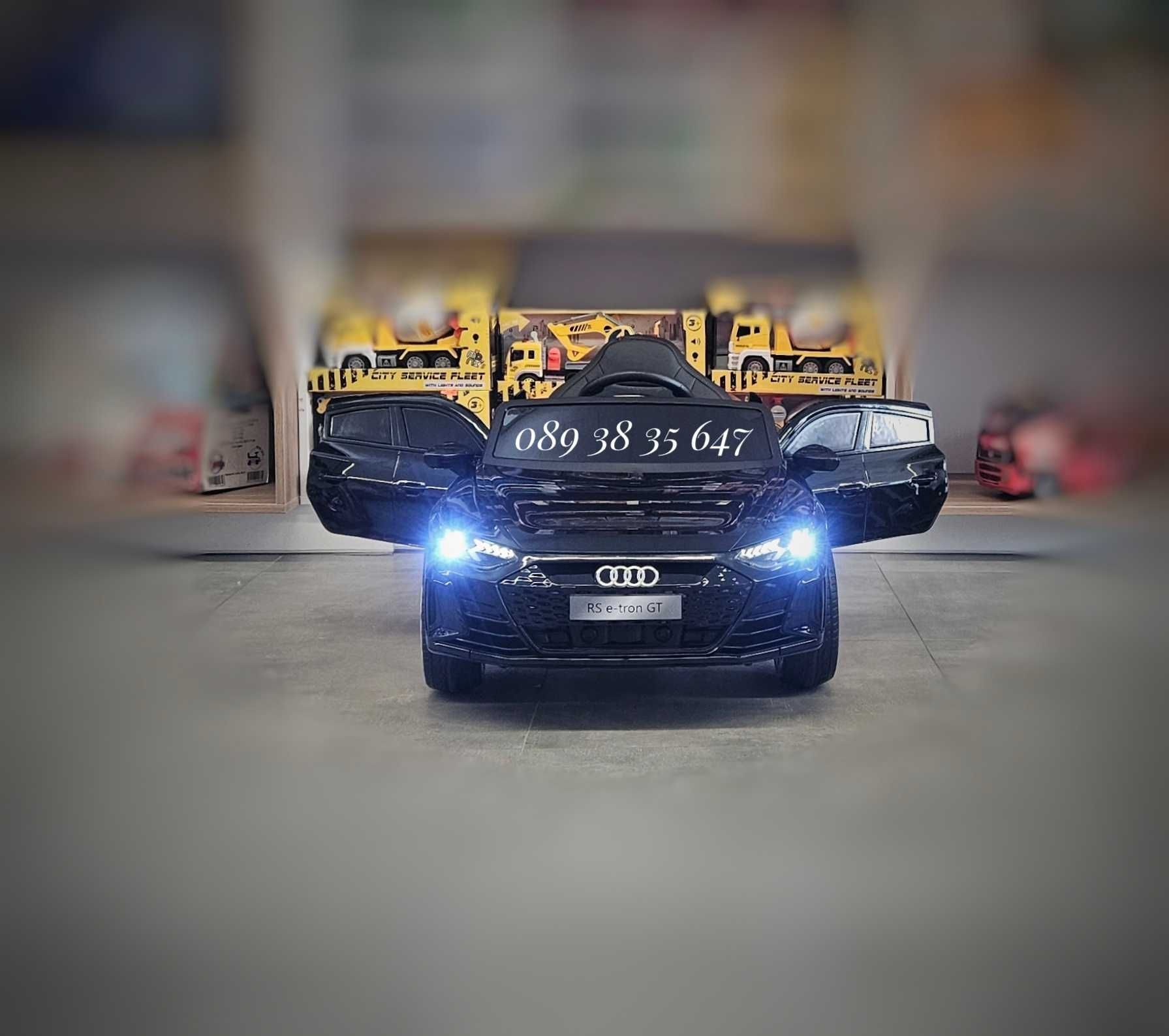 ТОП ЦЕНА!НОВО!Акумулаторна кола AUDI RS E-TRON GT с 12V,EVA гуми,USB