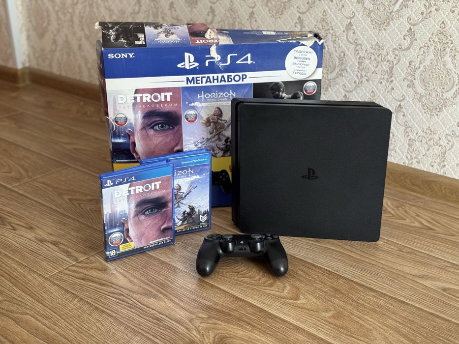 ПРОДАЖА / ОБМЕН PlayStation 4 Slim на 1 ТБ + 2 Игры