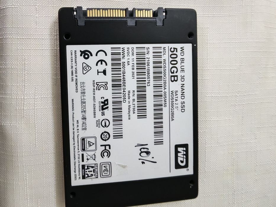SSD Western Digital Blue 500GB
