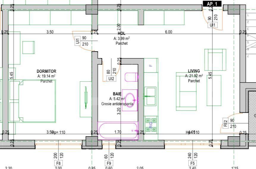 Apartament, 2 camere, 51 mp utili, oras Radauti