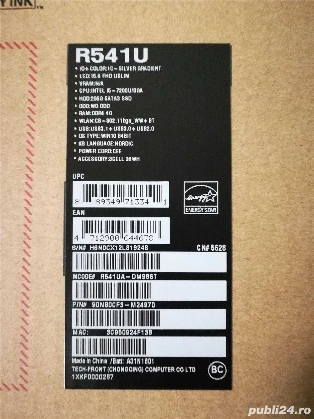 Laptop ASUS R541U