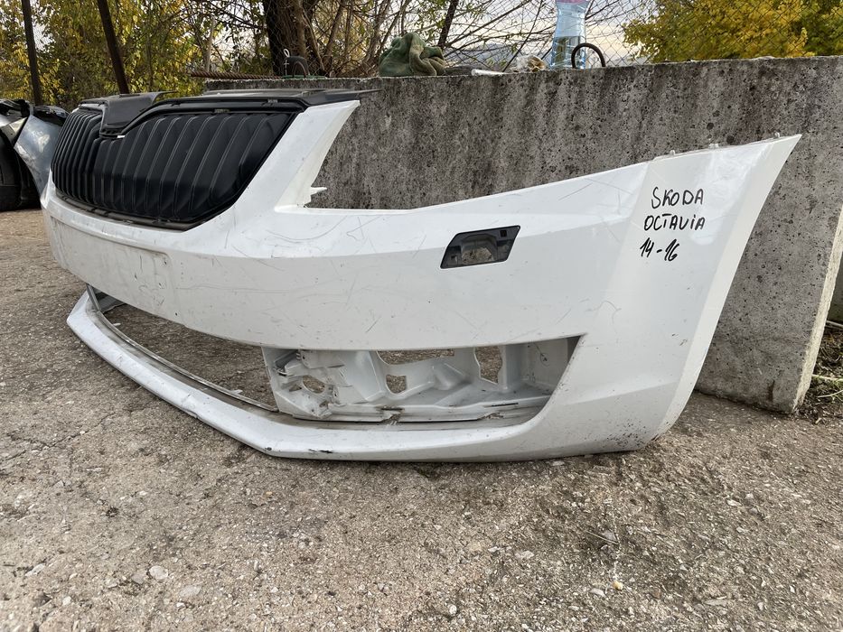 Предна броня за Шкода Октавиа Skoda Octavia 2013-2017г