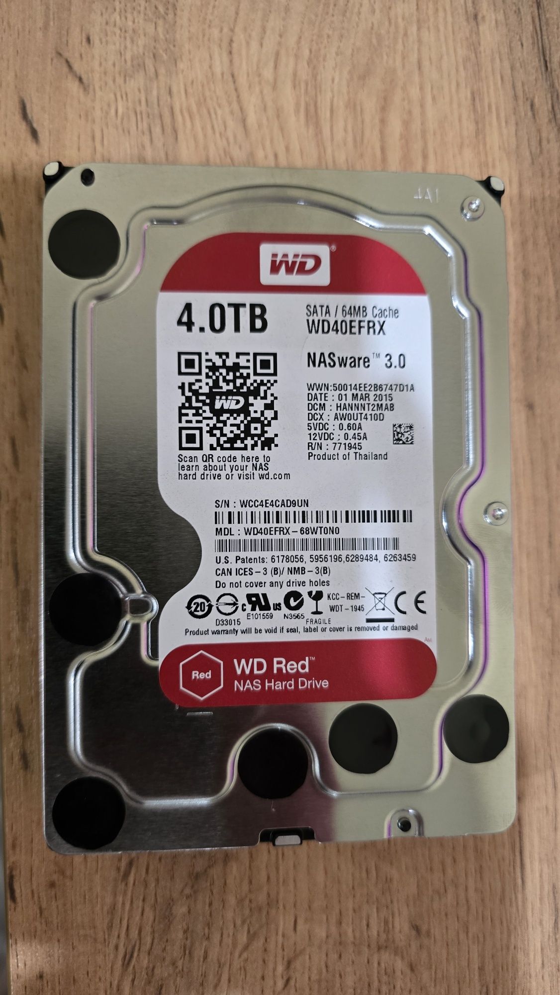 Продам Жёсткий диск 4TB