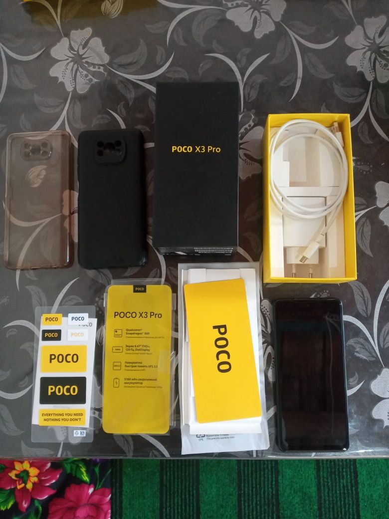 Poco x3 pro sotiladi xotirasi 8/256 Usta kurmagan udar tel Narx 165$