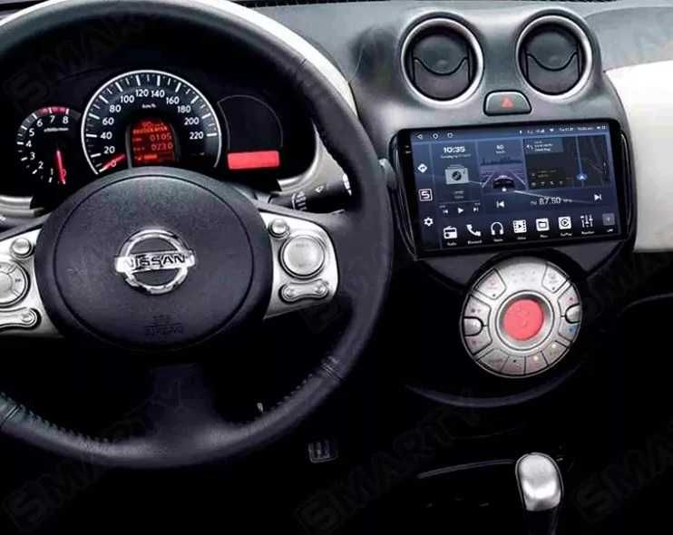 Мултимедия Двоен дин за Nissan Micra Навигация плеър екран Android