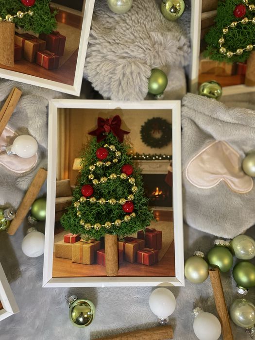 Tablou cu licheni stabilizati naturali