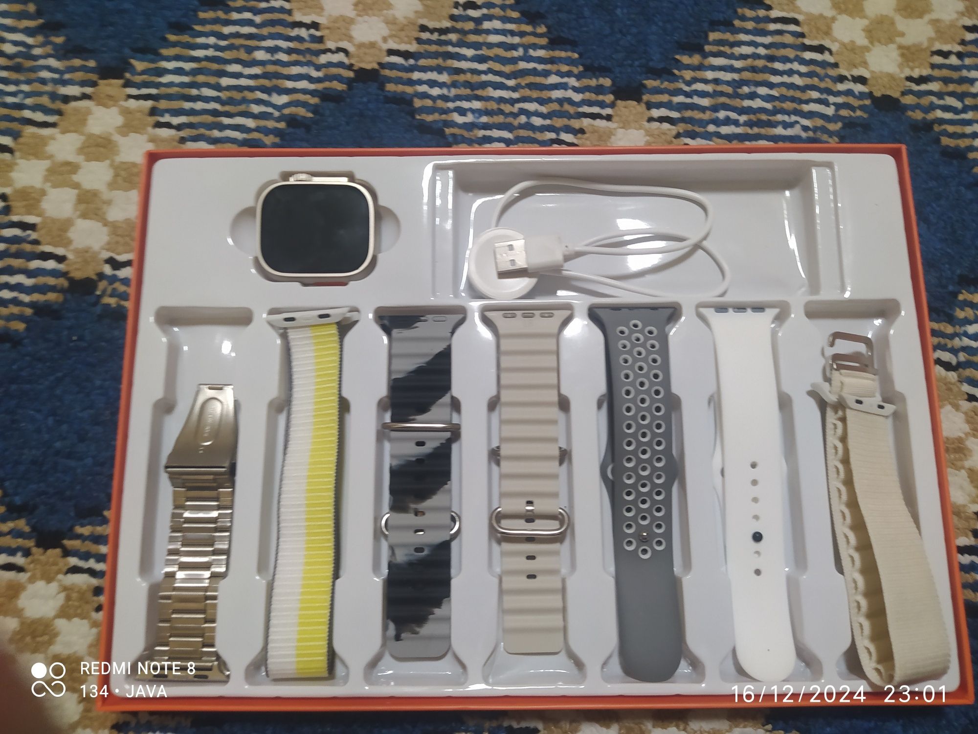 Smart watch ultra 8 karopka bilan