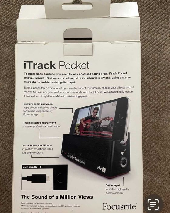 iTrack  Portable Stereo Microphone for
You Tube Performers китара