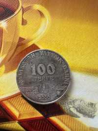 Монета 100 теңге 2000 год Түркістан 1500 жыл(лет)