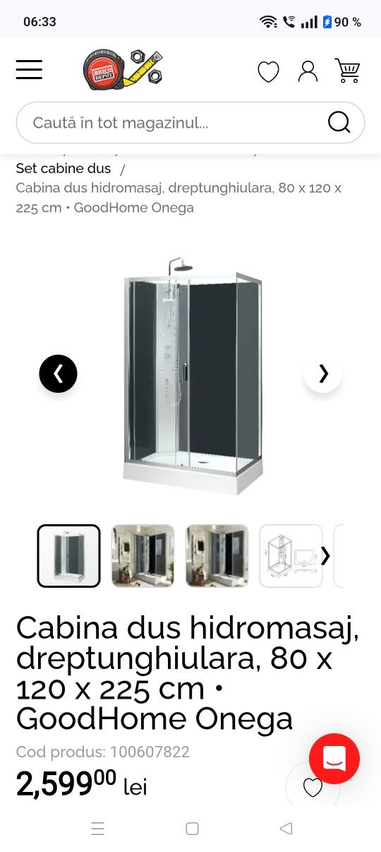 Ocazie!!-Cabina DUS-Hidromasaj-Nou-Nouta,Model SUPERB-Calitate Premium