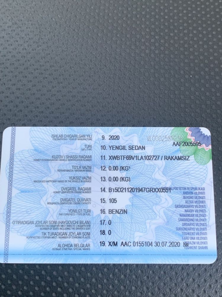 nexia 3 2020 yili 1 ta odam xaydagan mexanika rangi choko