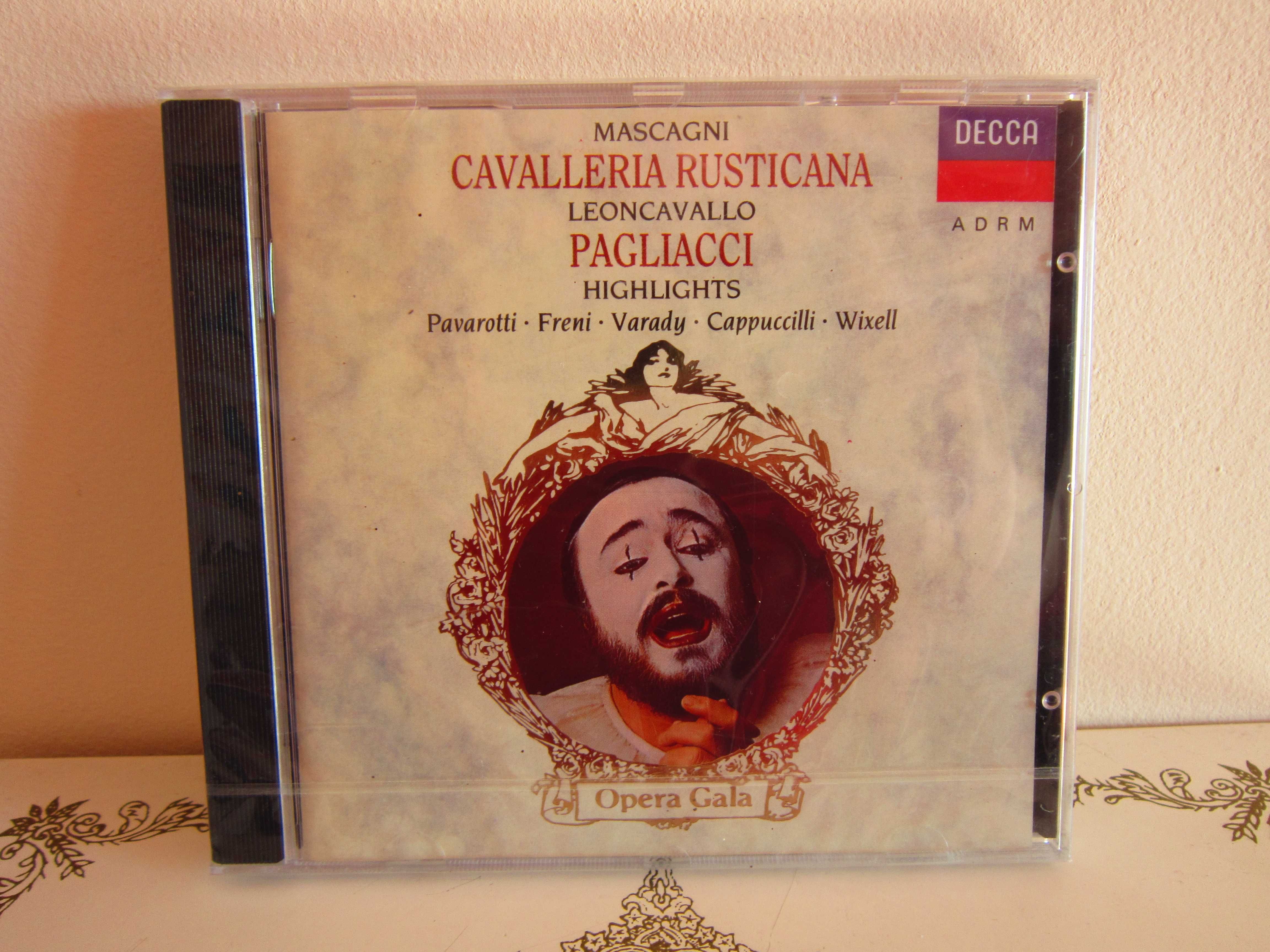 cd Pavarotti -Cavalleria Rusticana&Pagliacci-Patane,Gavazzeni '90 nou