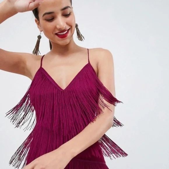 Rochie ASOS franjuri marime 34