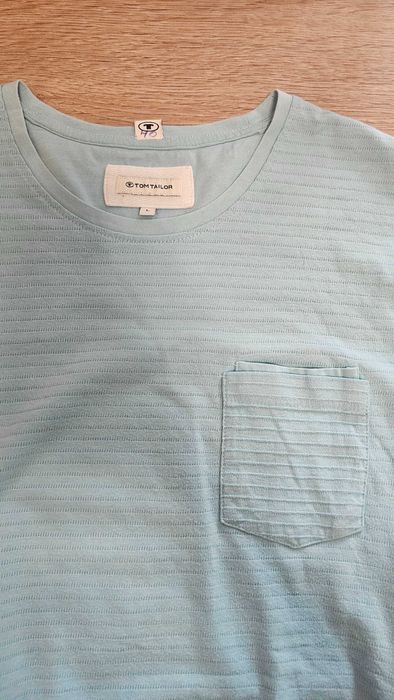 Tricou Tom Tailor, turcoaz, bărbați, mărimea L