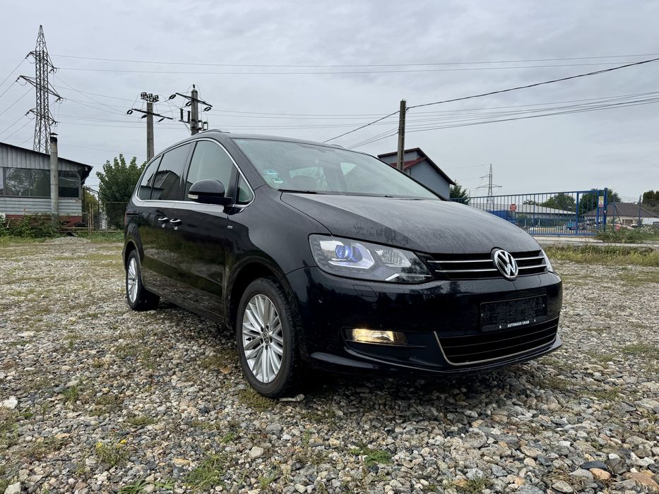 Vw Sharan 2014 CUP 2.0 tdi - DSG, 5 locuri, navi, usi electrice, xenon