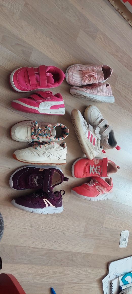 Лот Adidas Puma, Reebok, Kappa, Декатлон маратонки номера 30, 31, 32