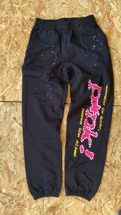 Sp5der черен панталон