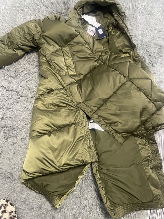 Geaca lunga tip parka Tommy Jeans noua cu eticheta