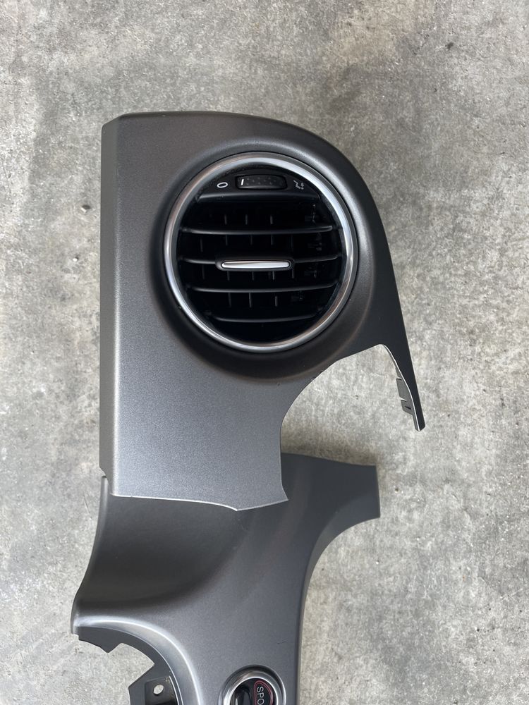 Consola buton sport trim bord grila ventilatie fiat 500 abarth