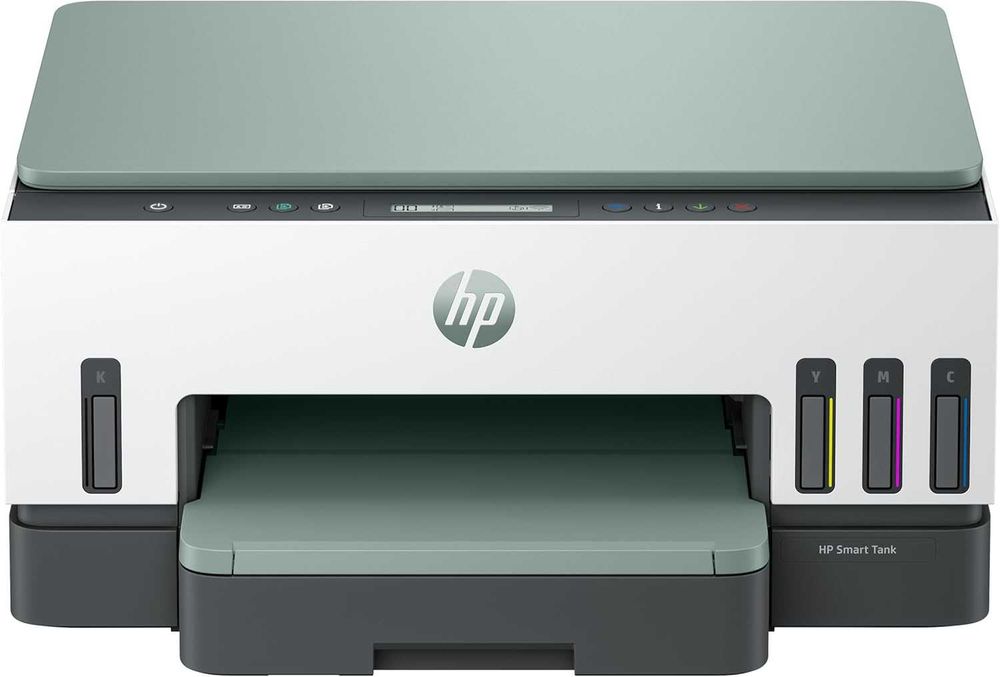Многофункционален принтер HP Smart Tank 7007, цветен, безжичен