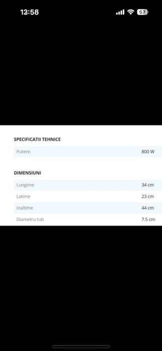 Storcator de fructe cu centrifuga 800W