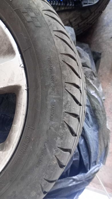 VAND 4 roti aliaj 16 INCH  cu anvelope de vara si bonus 1 rezerva otel