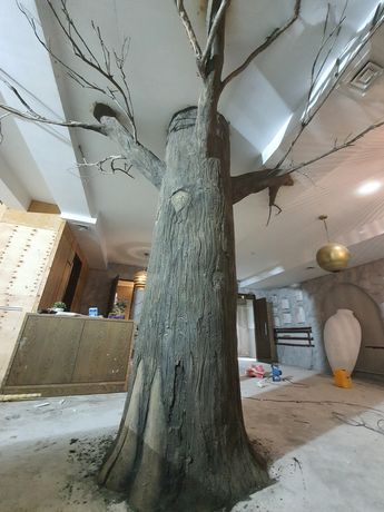 Искусственное дерево, оформление, дизайн, интерьер