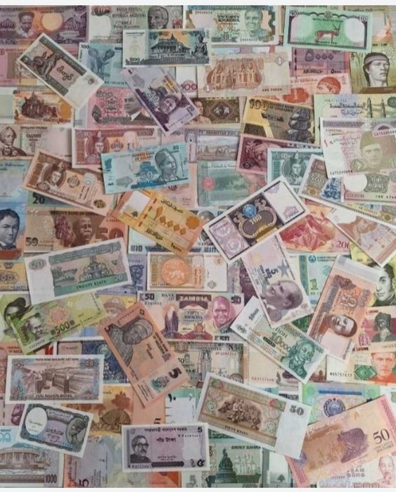 Bancnote străine necirculate și circulate