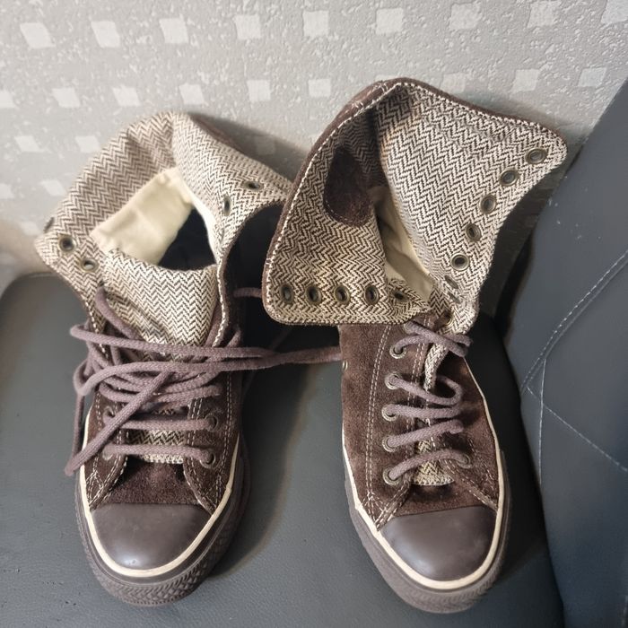 Tenesi Converse All Star piele intoarsa