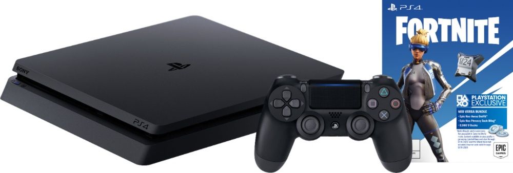 Sony PlayStation 4Slim Нов/PS4/Диск-500GB/Бонус пакет от игри подарък/