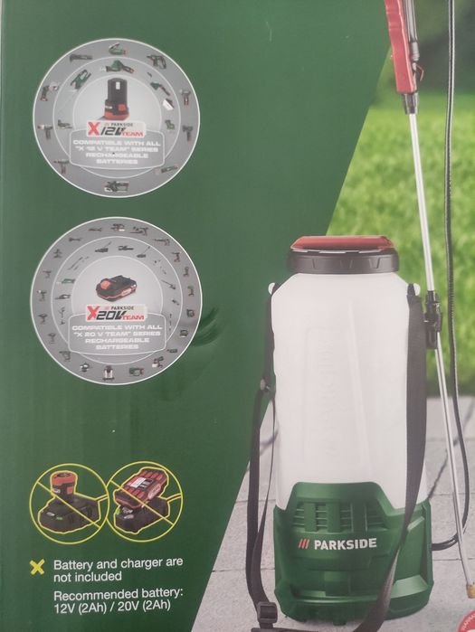 Pompa electrica de stropit 12 20 V Parkside pe acumulatori