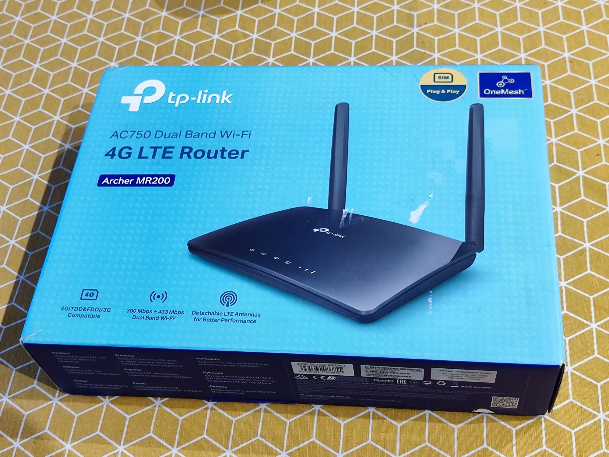 LTE Router TP-Link mr200 AC750 ver.5.3