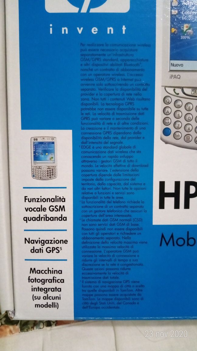 Telefon nou HP IPAQ