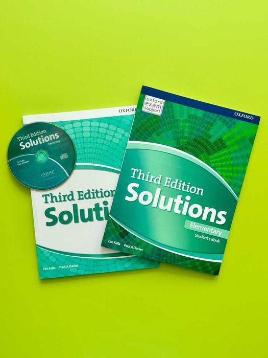 Книга по английскому языку Solutions Third Edition Elementary