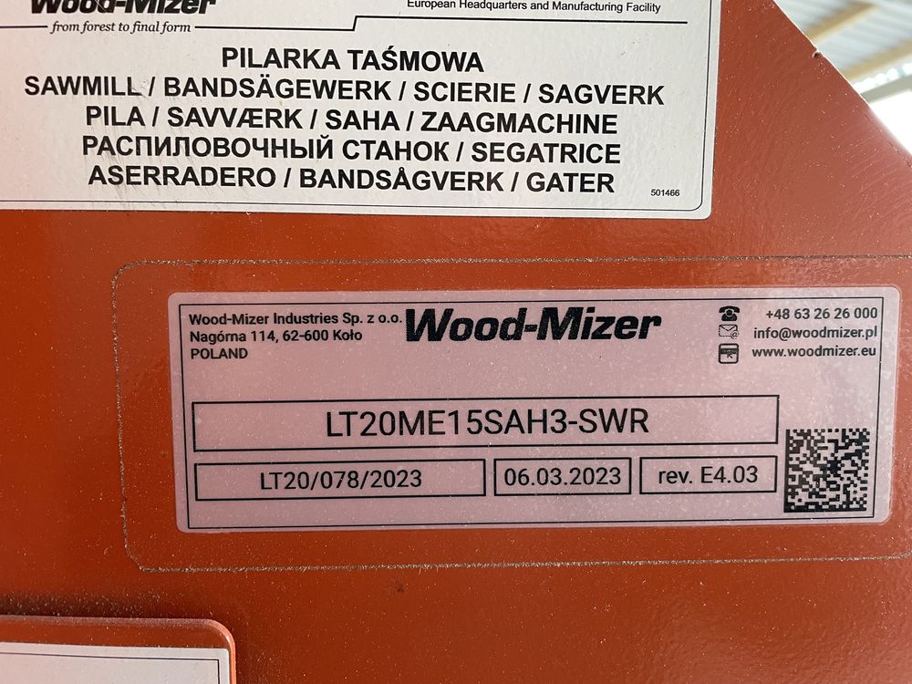 Gater banzic Wood-mizer Lt20