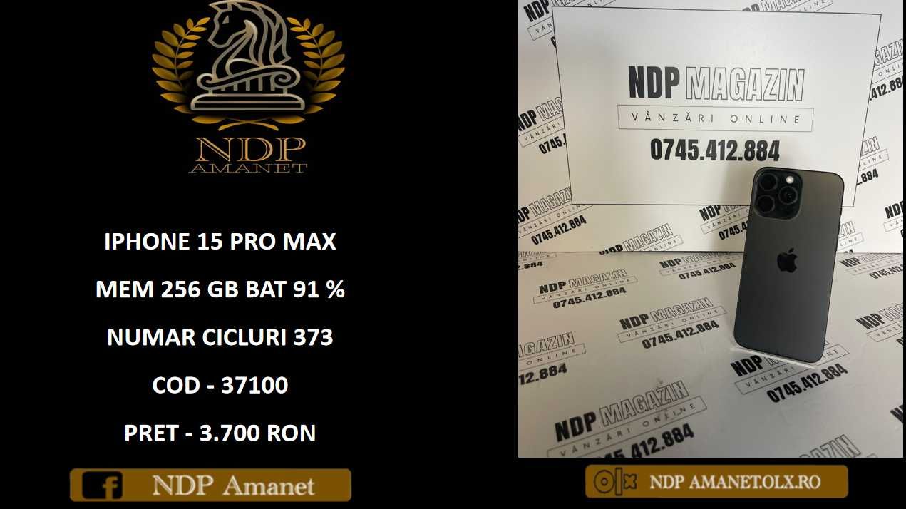 NDP Amanet NON-STOP Bld.Iuliu Maniu 69 IPHONE 15 PRO MAX ( 37100)