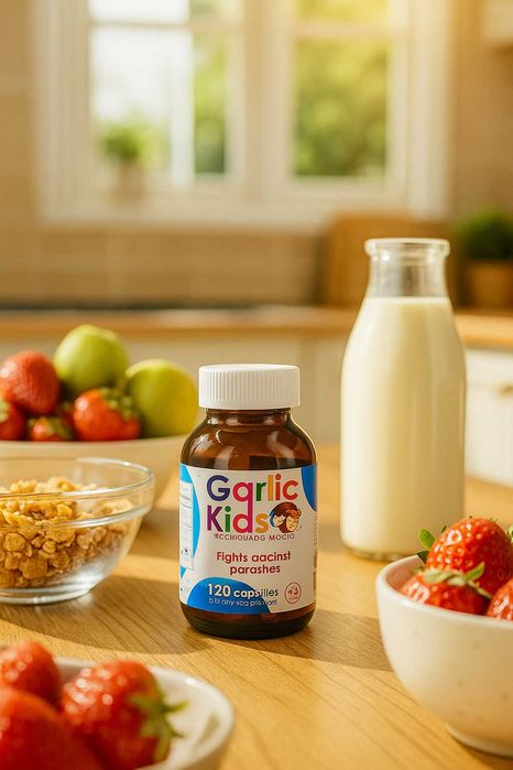 Garlic Kids capsules 450мг № 120 в стеклянной банке